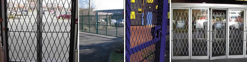 Expanded Security Gate Type Fencing Panels