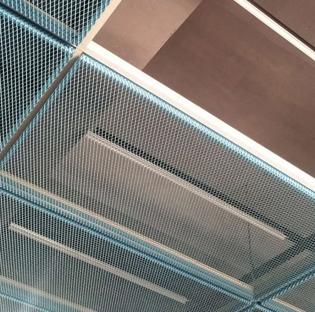 expanded mesh ceiling