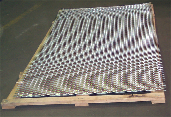Expanded aluminum mesh panels for air ventilation and barrier uses