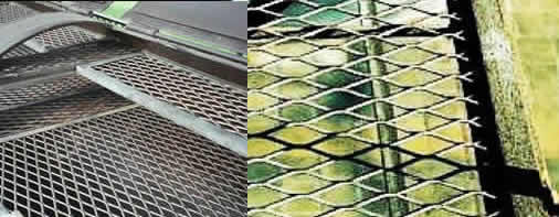 Galvanized Steel Expanded Mesh Fence