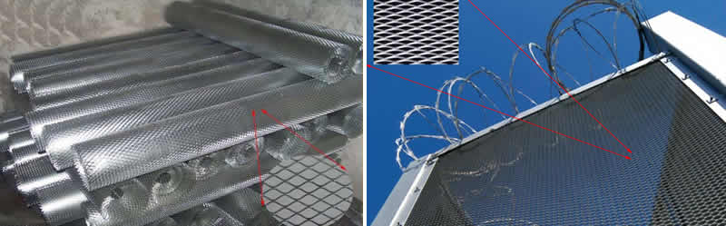 Steel Fence Used with Razor Wire Coils for High Security